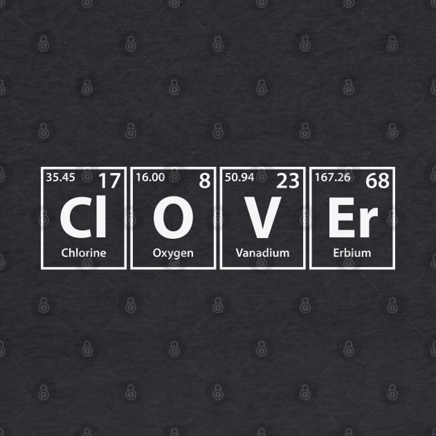Clover (Cl-O-V-Er) Periodic Elements Spelling by cerebrands